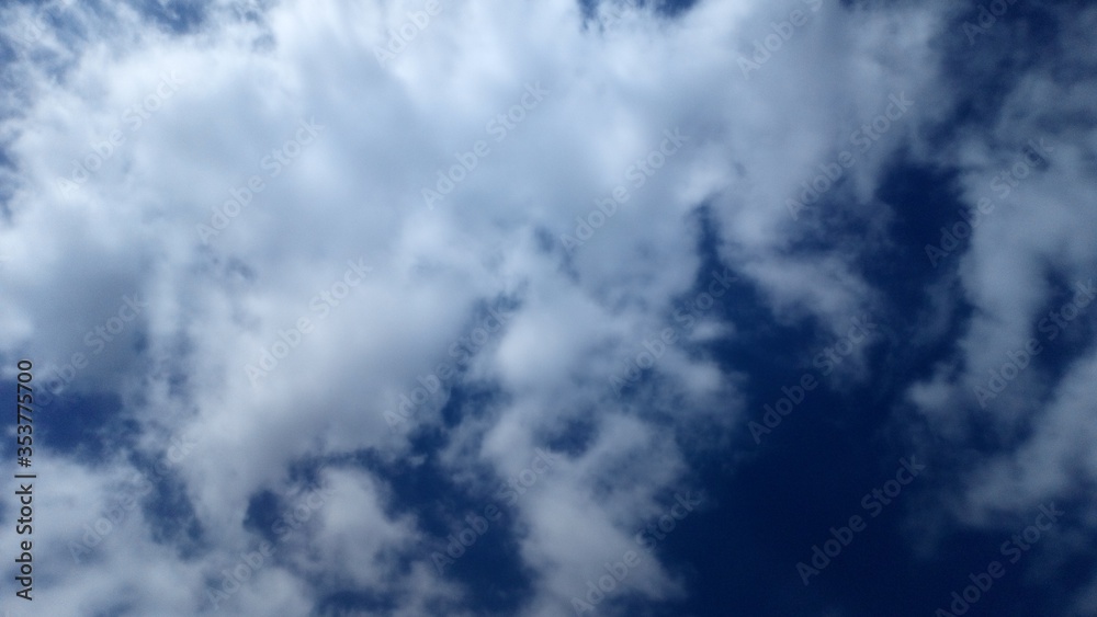 Obraz premium blue sky with clouds