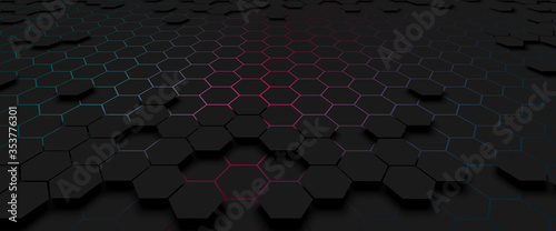pattern hexagon background abstract