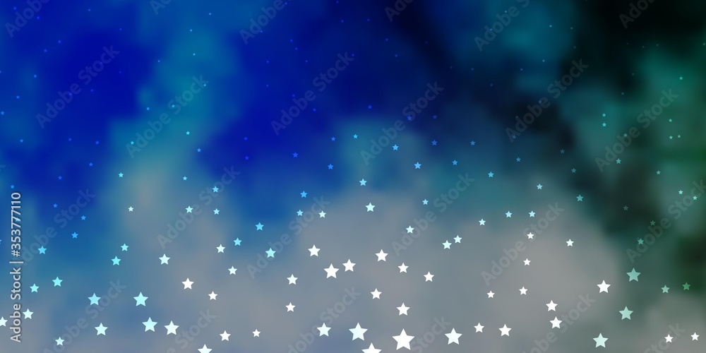Dark BLUE vector layout with bright stars. Blur decorative design in simple style with stars. Design for your business promotion. Dark BLUE vector layout with bright stars. Blur decorative design in simple style with stars. Design for your business promotion.