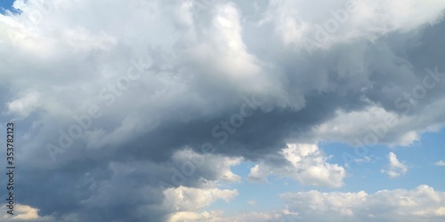 blue sky with clouds
