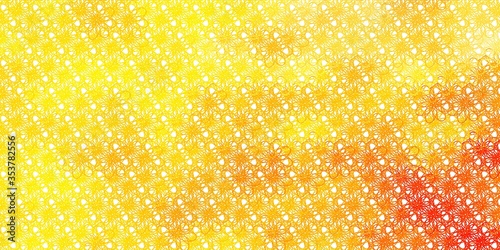 Light Orange vector layout with curves.