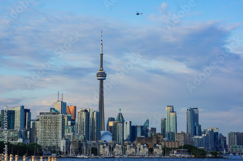 Toronto Skyline, cn tower toronto, Canada