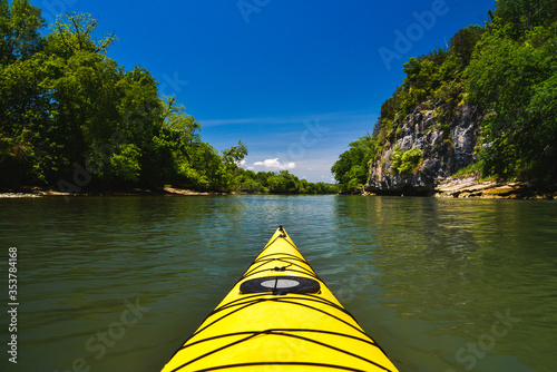 Kayaking on the French Broad River in Tennessee