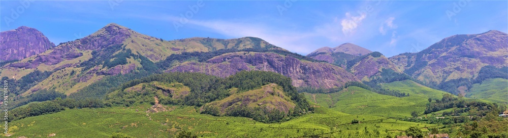 Panorama of Chinnakanal Mountains