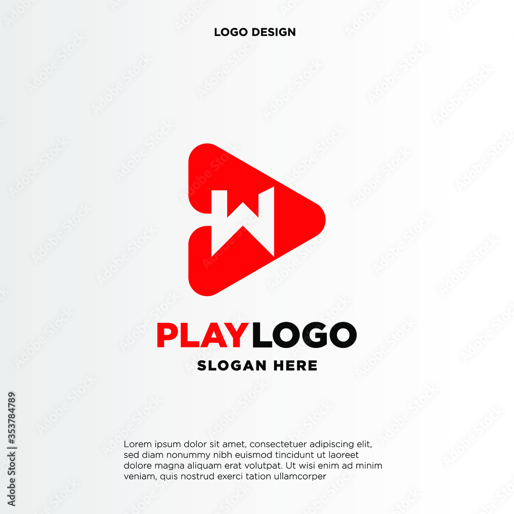 W letter logo in the triangle shape, font icon, Vector design template elements for your application or company identity. W letter logo in the triangle shape, font icon, Vector design template elements for your application or company identity.