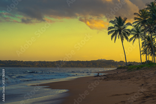 Fototapeta Naklejka Na Ścianę i Meble -  Sunset on an island
