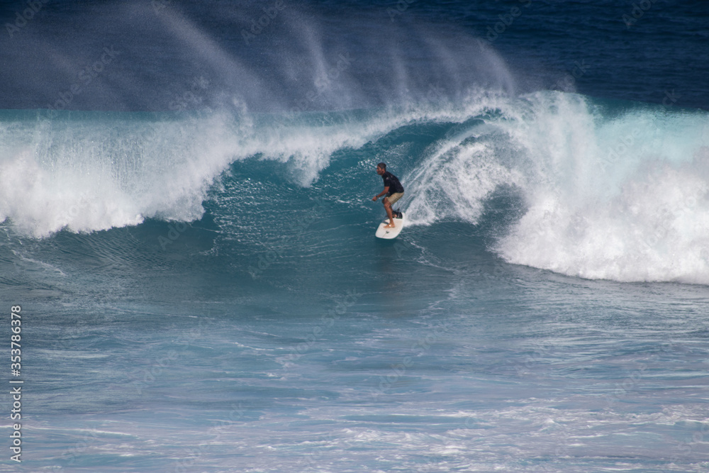 Surfer Hokipa beach park Surfer Hokipa beach park