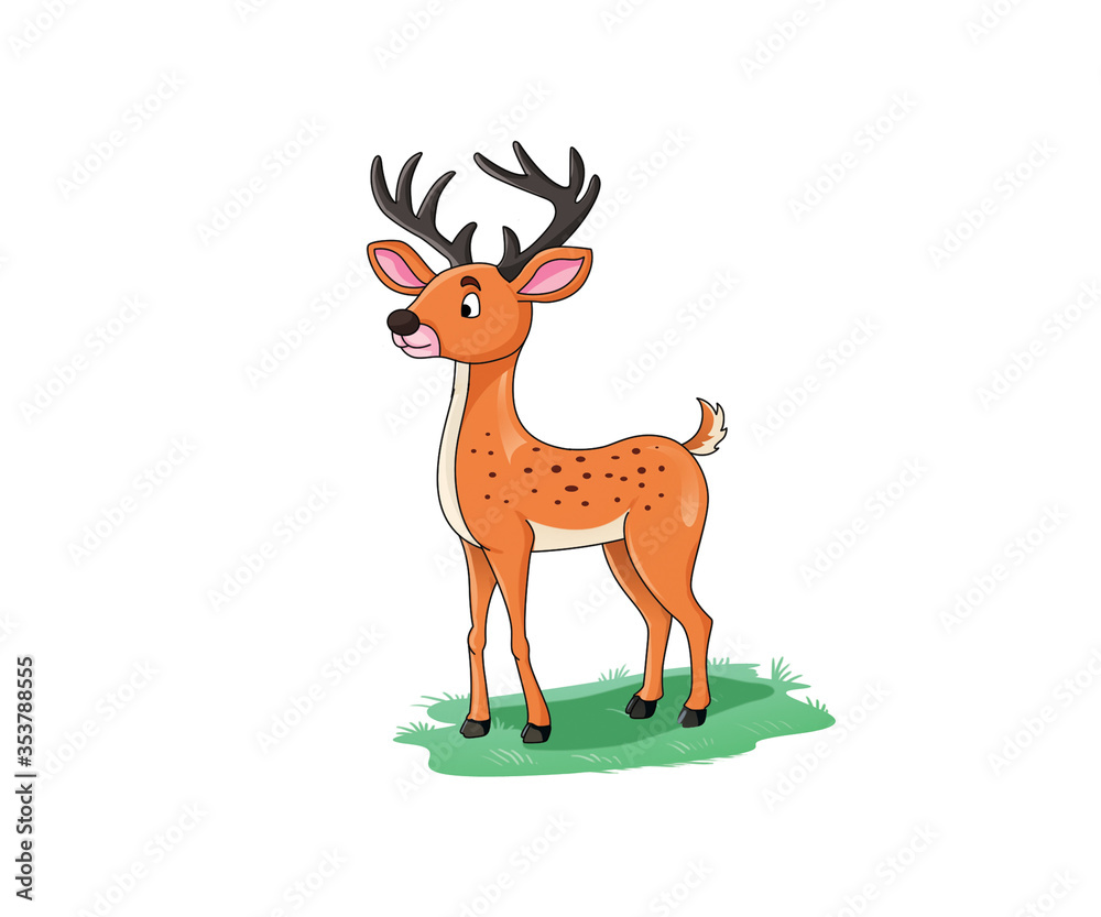 Fototapeta premium a deer standing