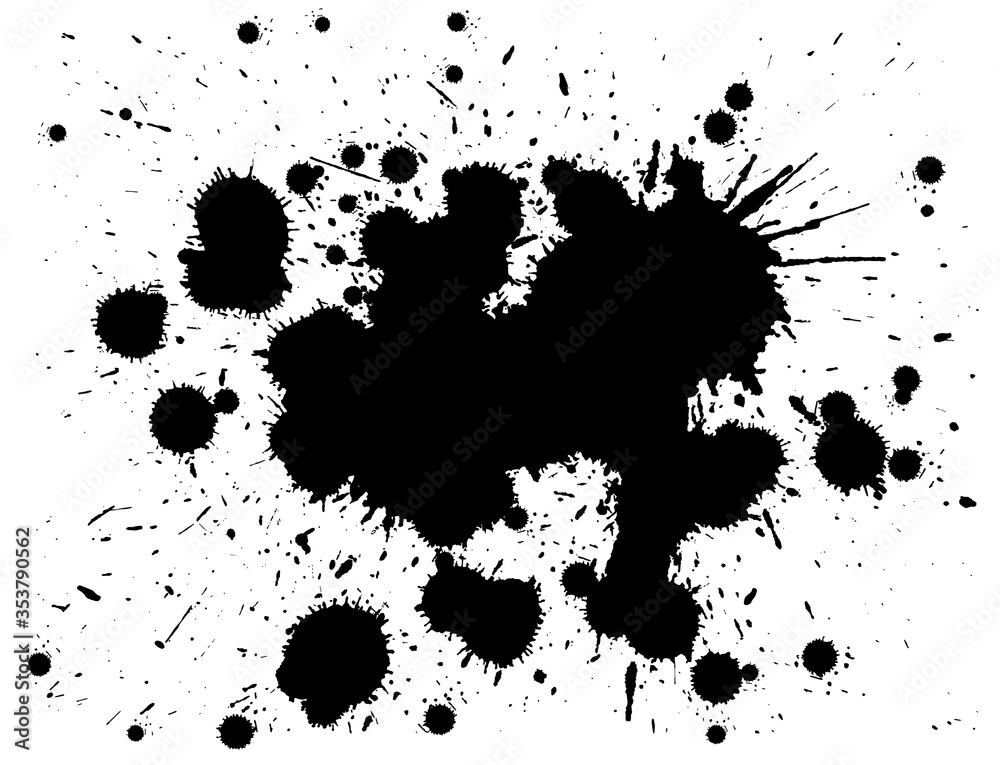Texture vector of ink Splash & drop Texture vector of ink Splash & drop
