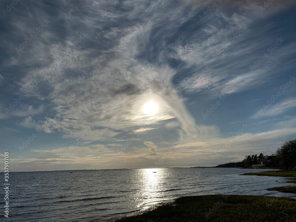 Clouds over the Finnish gulf Clouds over the Finnish gulf