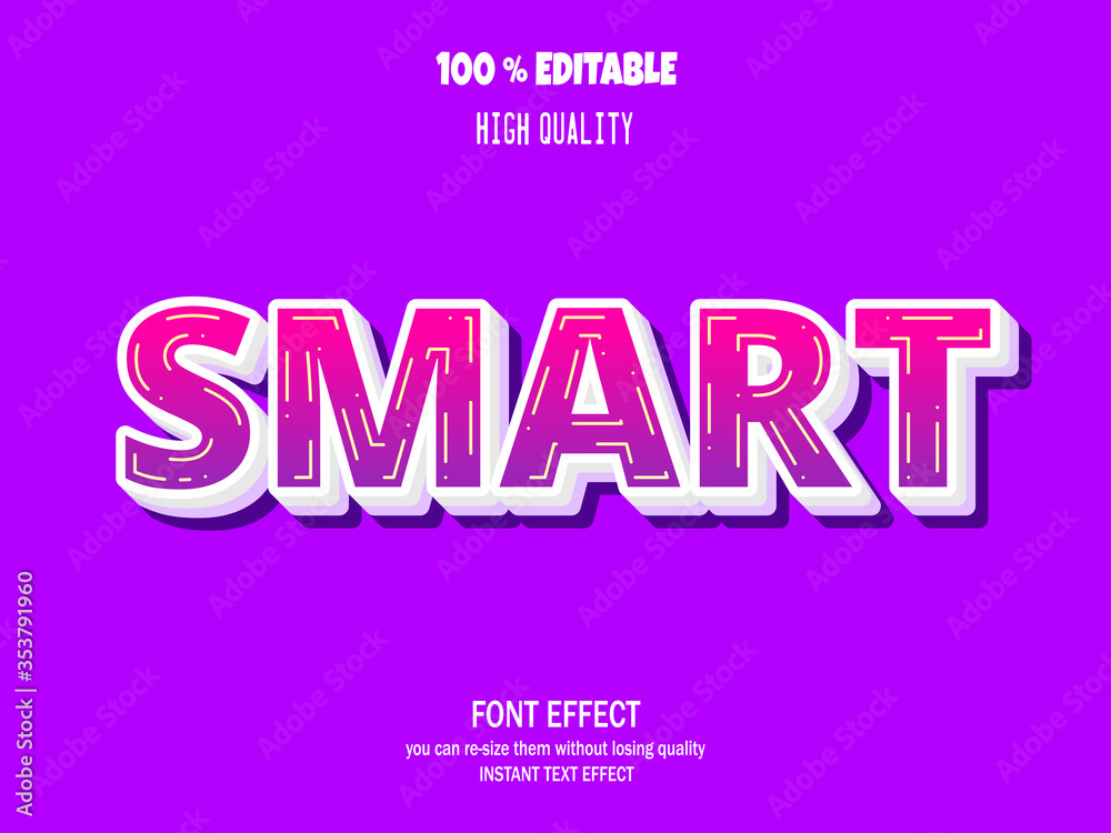 stylized modern font, editable font effect stylized modern font, editable font effect