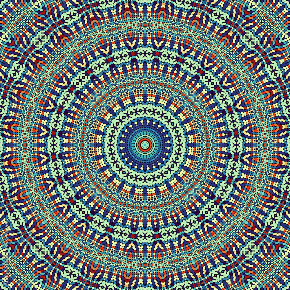 Abstract round ornamental mandala Abstract round ornamental mandala