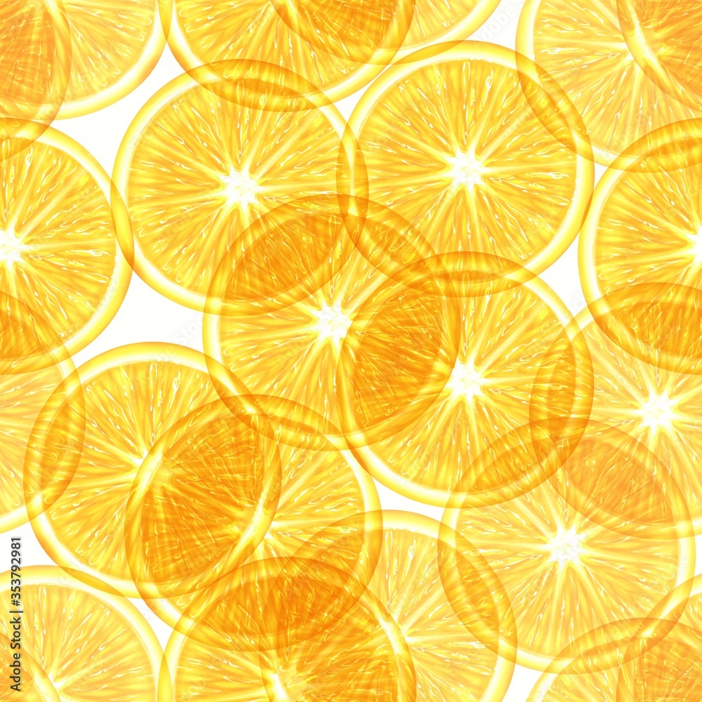 Sliced lemon seamless pattern. Vibrant exotic fruits background Sliced lemon seamless pattern. Vibrant exotic fruits background