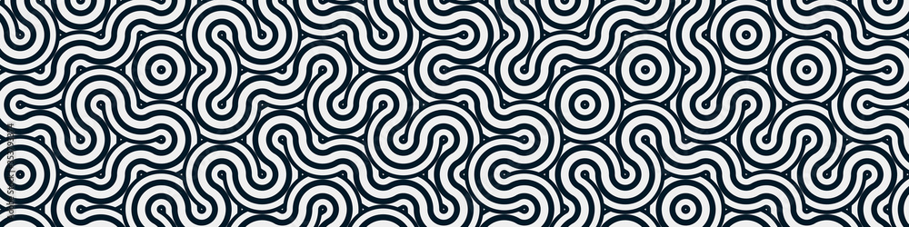 Fototapeta premium Colour Hehagon Tile Connection art background design illustration