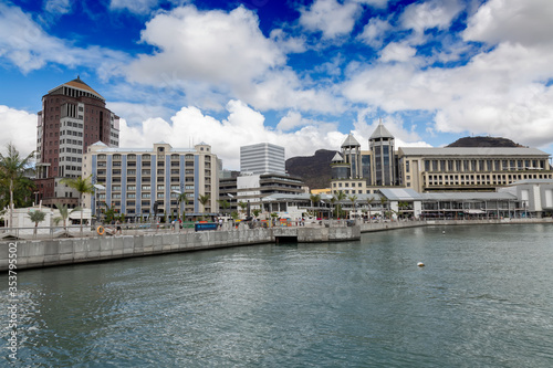View of Port Louis waterfront,Mauritius.  © Rajesh