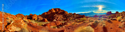 Amazing landscape in Valley of Fire photo