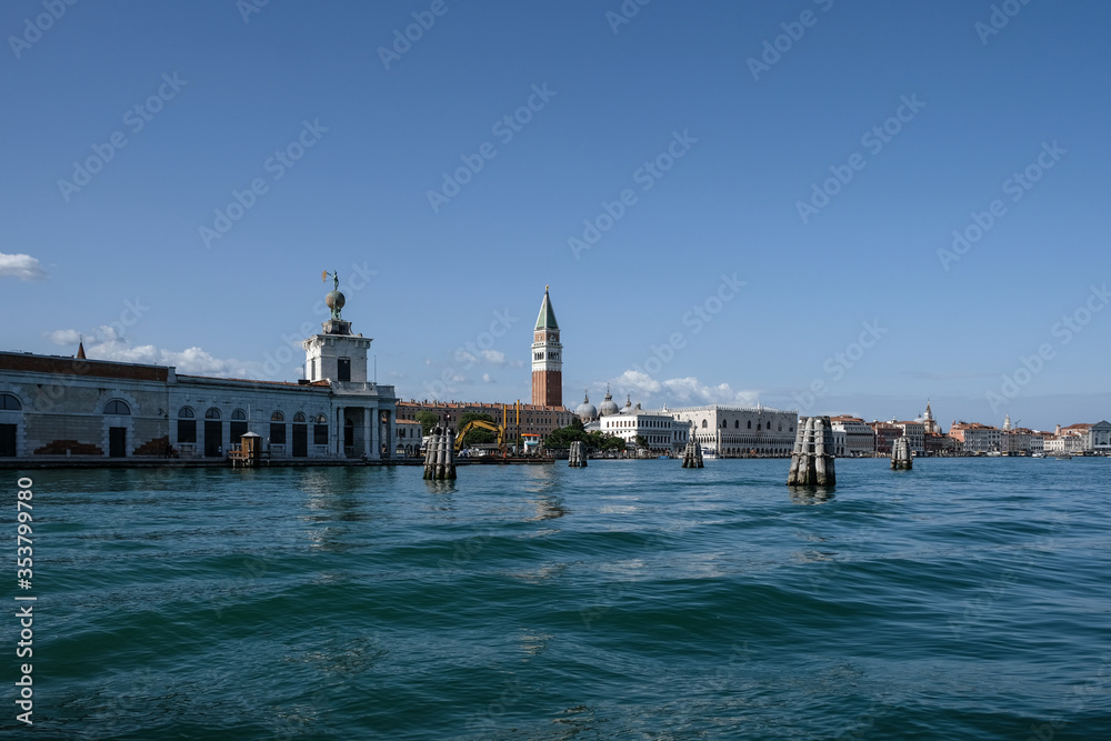 The city of Venice has no tourists after coronavirus crisis.