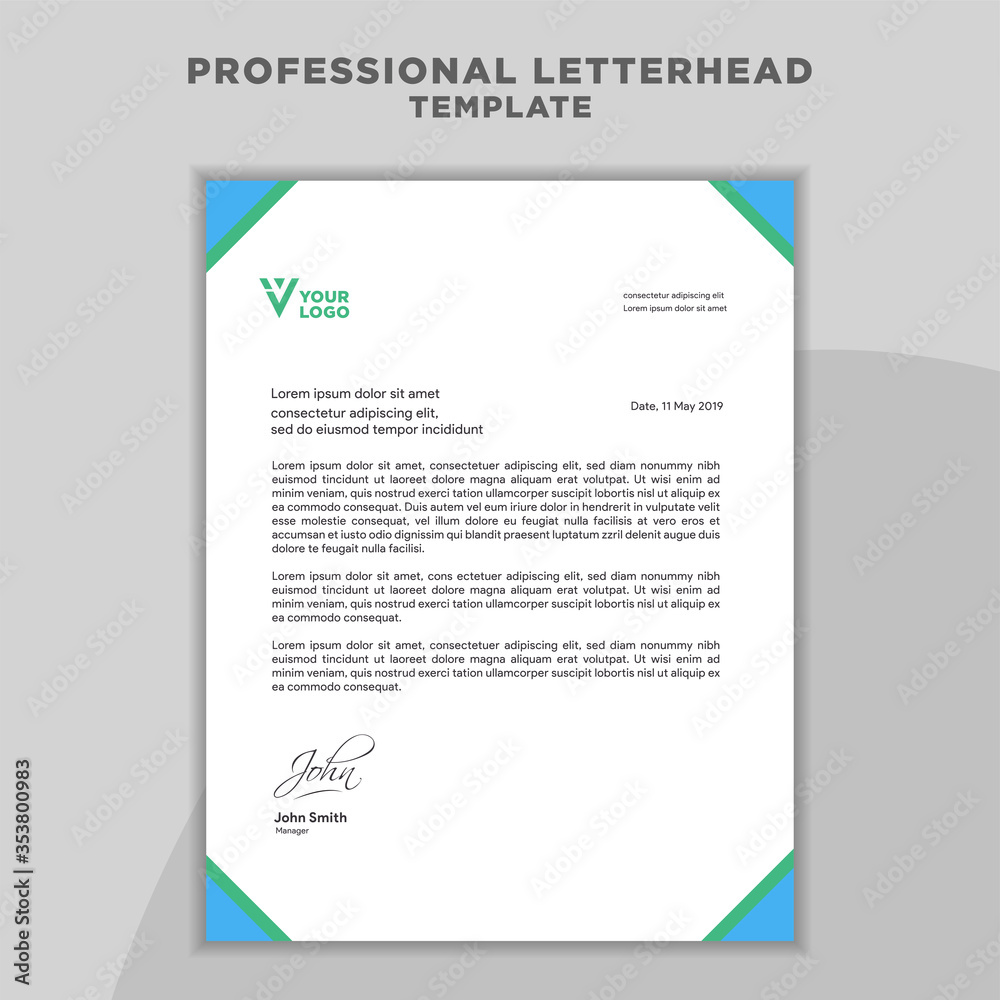 Creative Business Letterhead Design Template for your Business