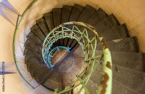 Spiral staircase of the Berlin Victory Column  to commemorate the Prussian victory in the Danish-Prussian War