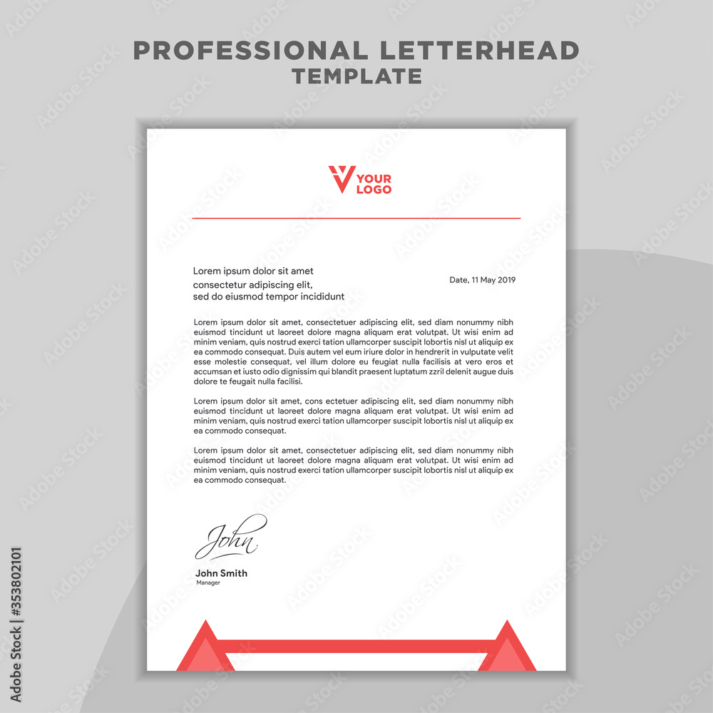 Creative Business Letterhead Design Template for your Business