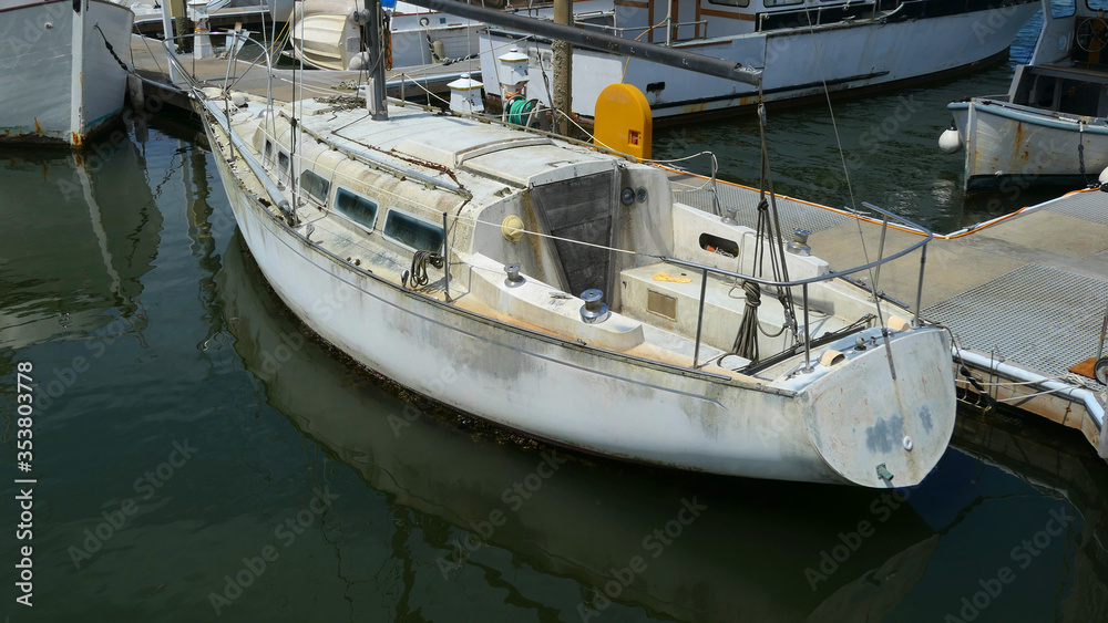 Fototapeta premium boats in the harbor