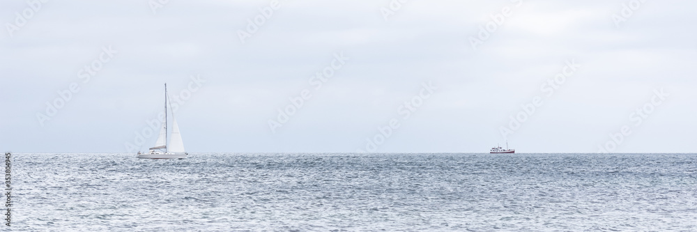 sailing boat in the sea