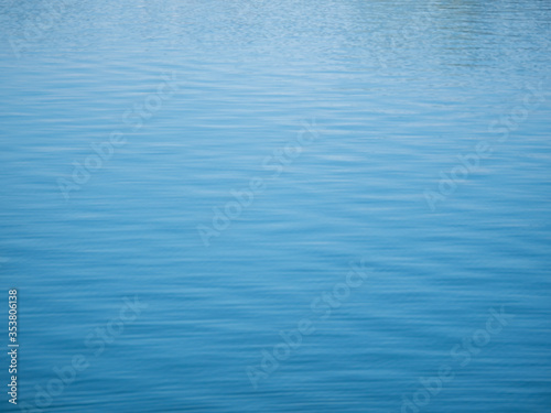 Blue water surface texture for background.