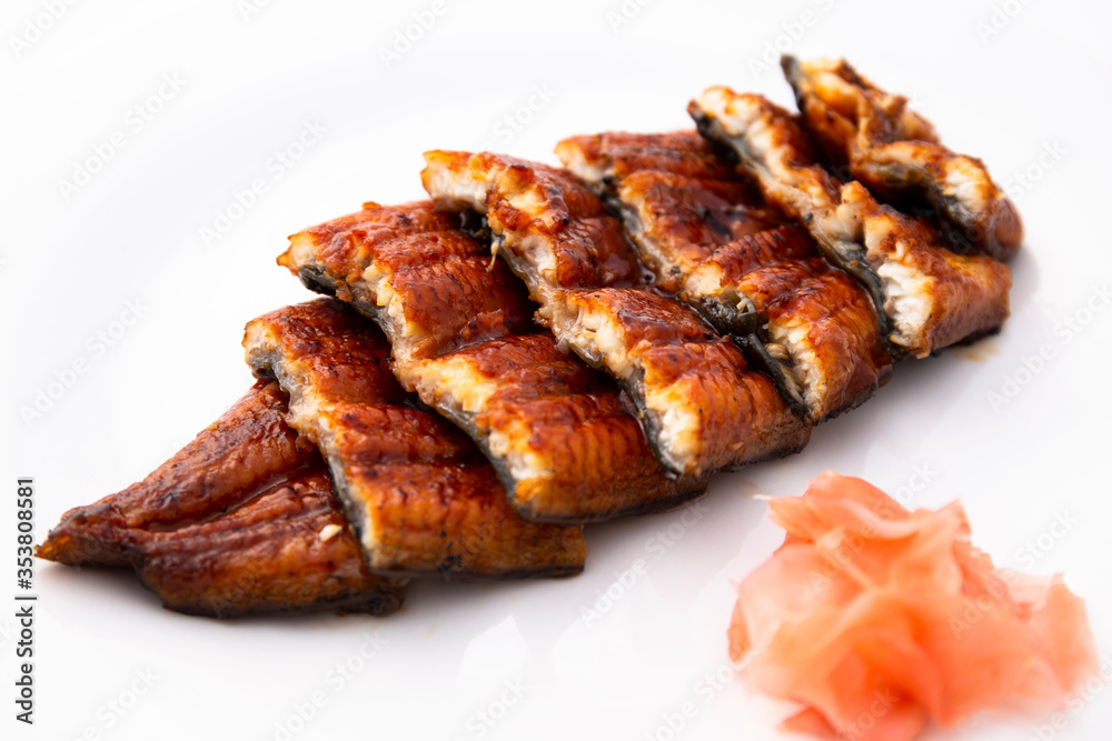 Japanese cuisine Unagi Kabayaki pickled ginger