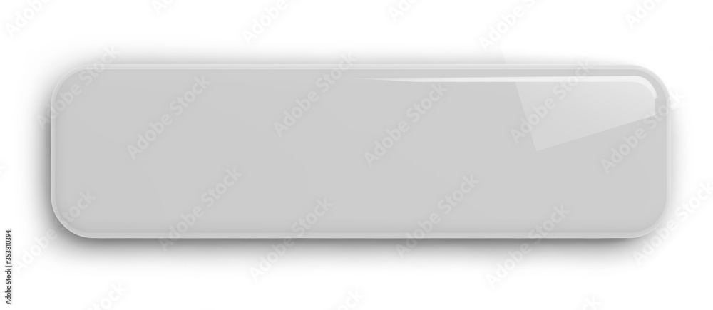 White Button 3D Clipart Image White Button 3D Clipart Image