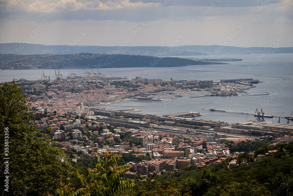 General view of Trieste, Italy, during the day