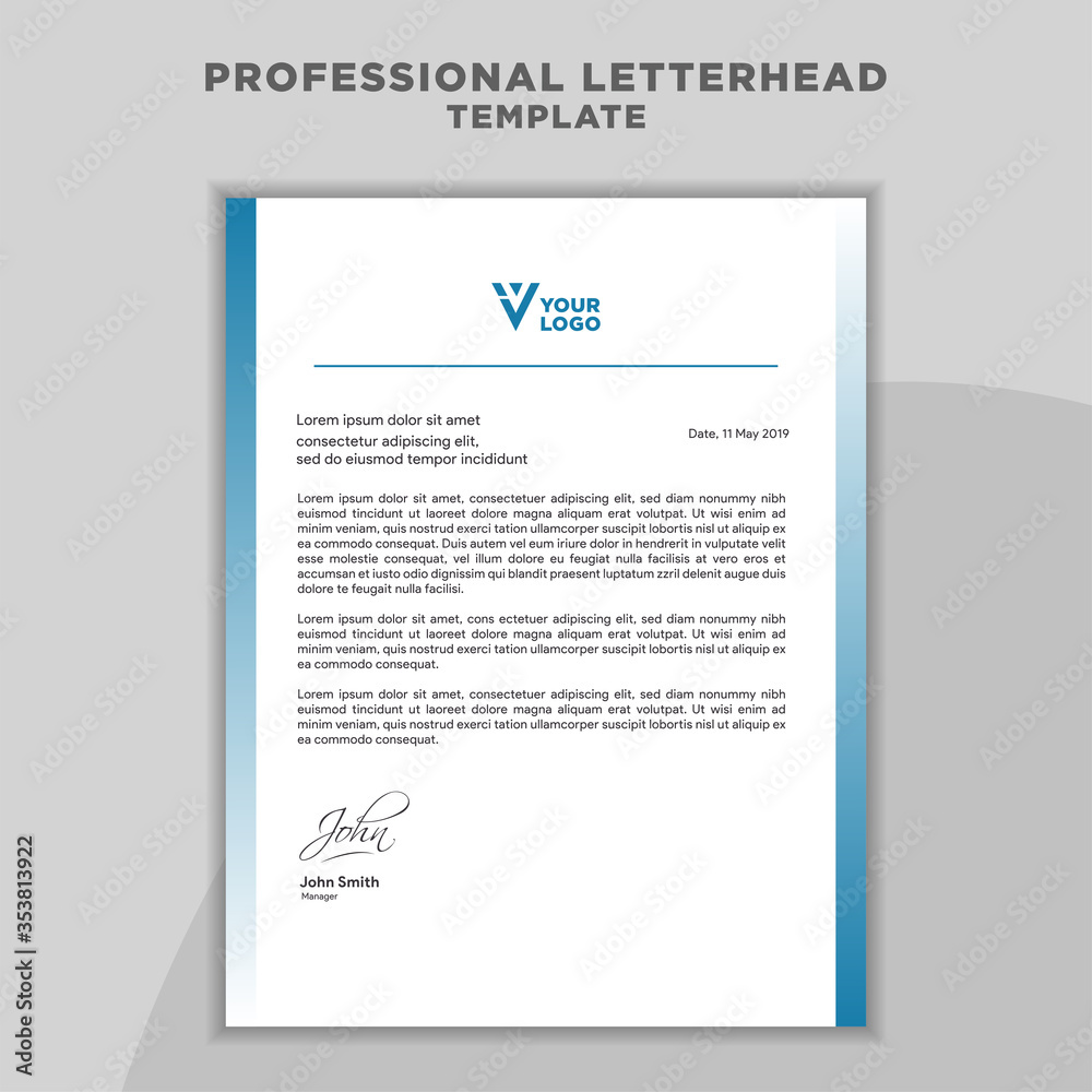 Creative Business Letterhead Design Template for your Business