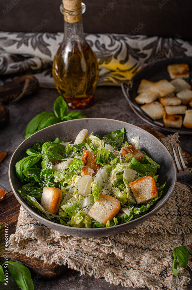 Delicious and simple ceasar salad