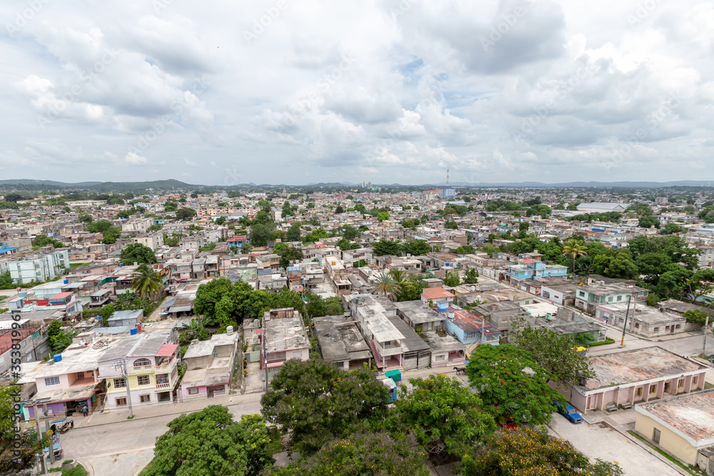 View on the city of Holguín, Cuba