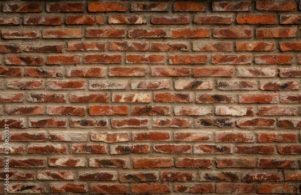 Orange brick wall texture background Orange brick wall texture background