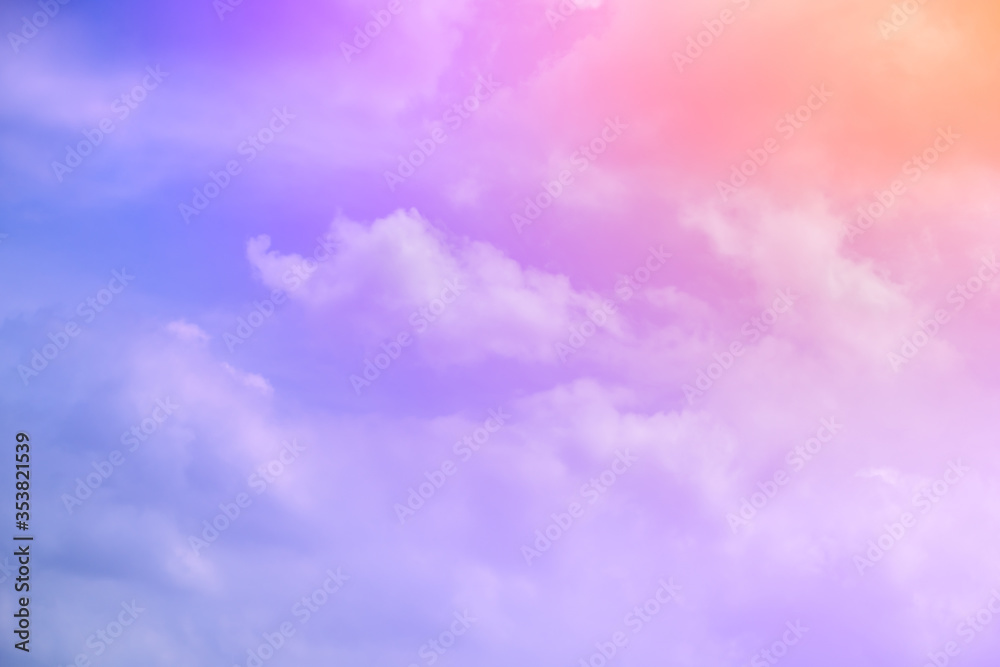 Obraz premium cloud background with a pastel colour