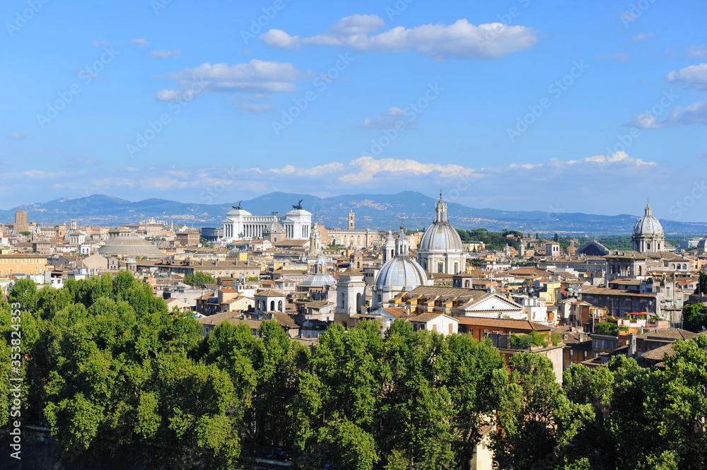 View of Rome from one of viewpoint