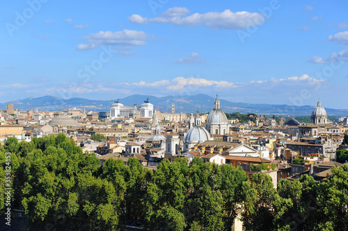 View of Rome from one of viewpoint