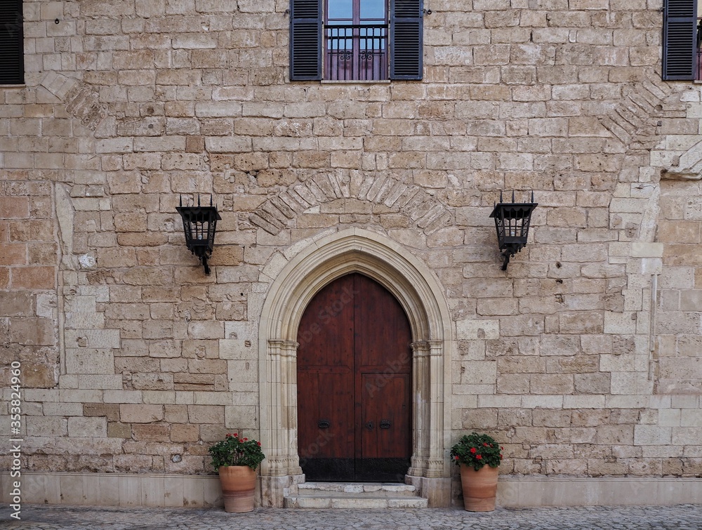 fachada de una casa en Mallorca