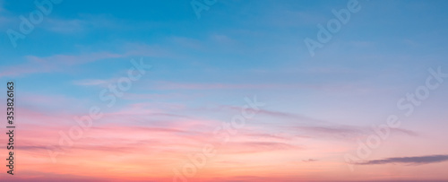 Beautiful Sky Cloud Landscape Background © Keopaserth