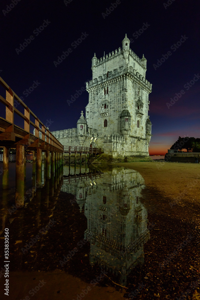  Belem tower in Lisbon, Portugal