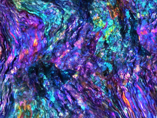 Opal gemstone background. Trendy abstract Vector template for holiday designs, invitation, card, wedding