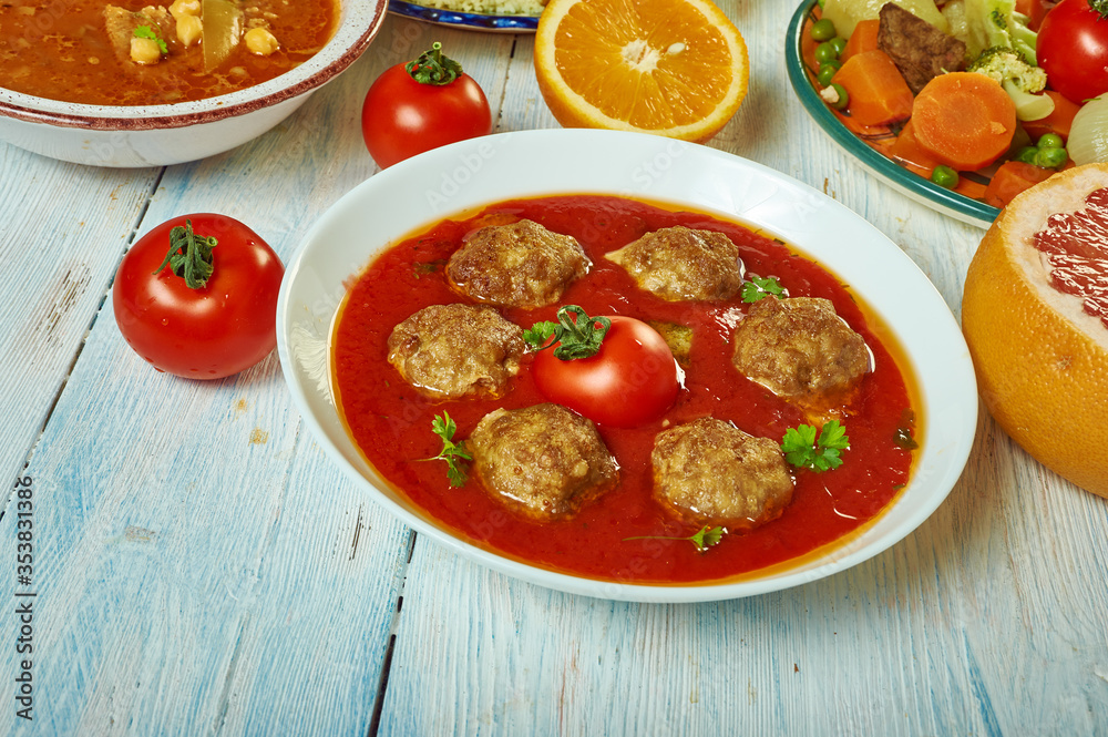 Algerian Tajine de kafta Algerian Tajine de kafta