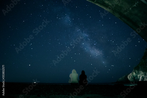 Via lattea sul mare