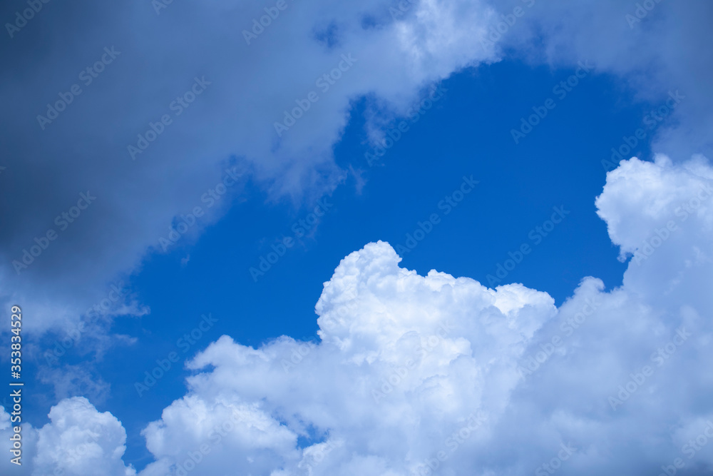 Obraz premium blue sky with clouds