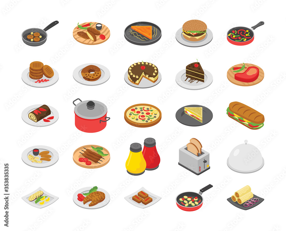 Pack Of Cooking Icons
Pack Of Cooking Icons