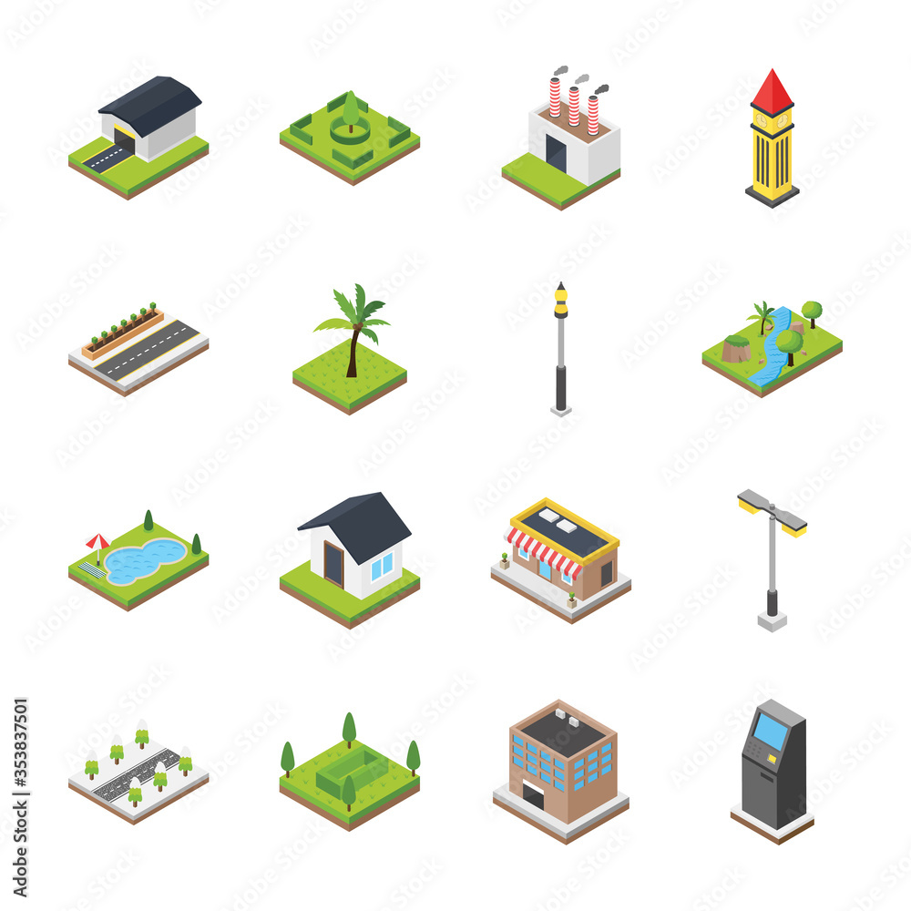 Commercial Elements Icons Commercial Elements Icons