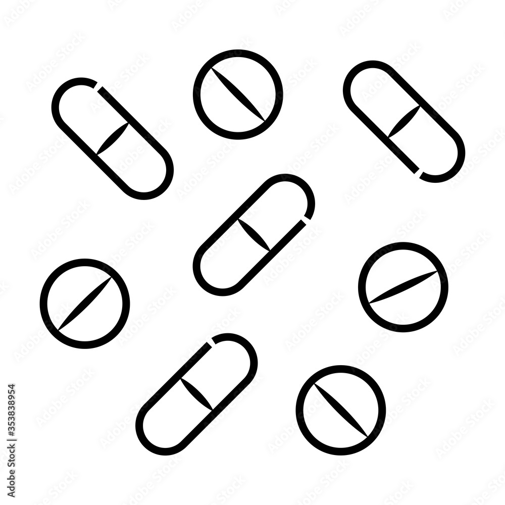 cure pills, aspirin, antibiotics and painkiller drugs icon cure pills, aspirin, antibiotics and painkiller drugs icon