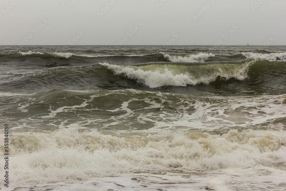 The play of water in Sea The play of water in Sea