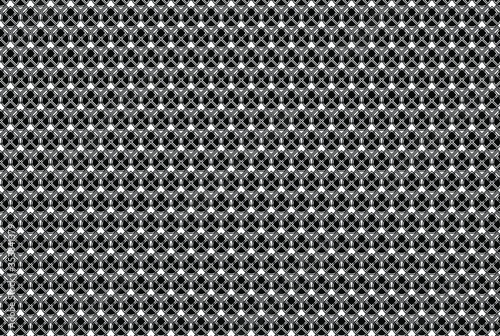 Overlapping black teardrop shape makes a repeating pattern on a white background, vector illustration geometric design