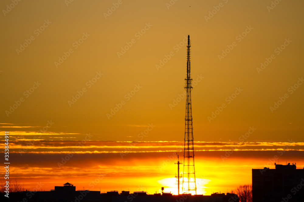 Fototapeta premium Sky rocket ready to fly